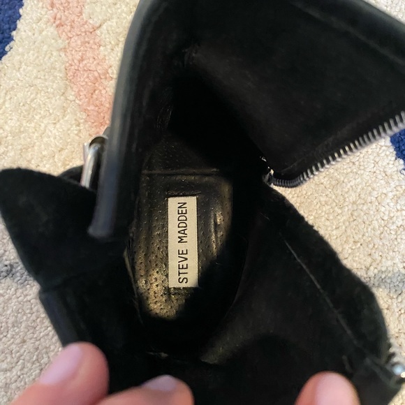 Steve Madden leather motorcycle boots size 7.5 - Picture 3 of 5